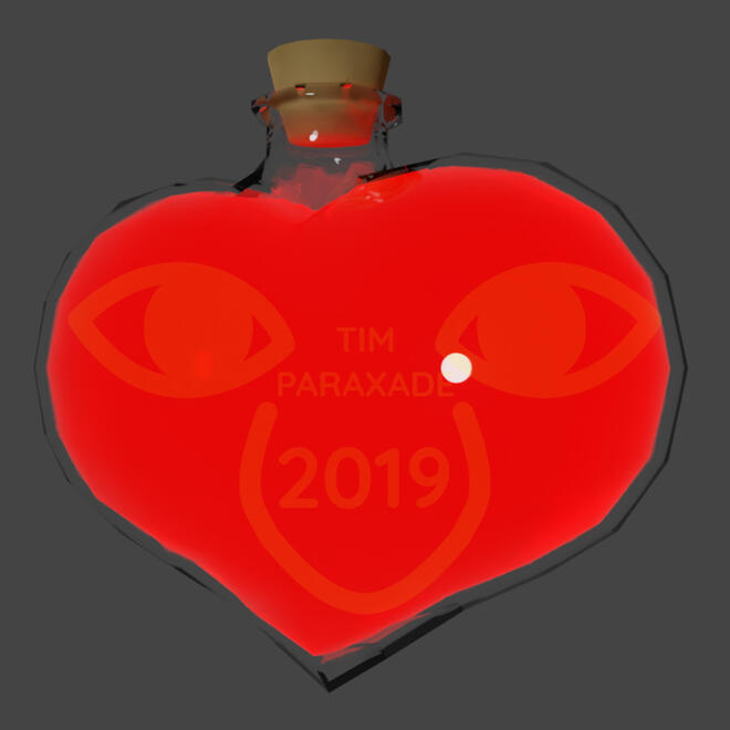 Heart Spell Bottle