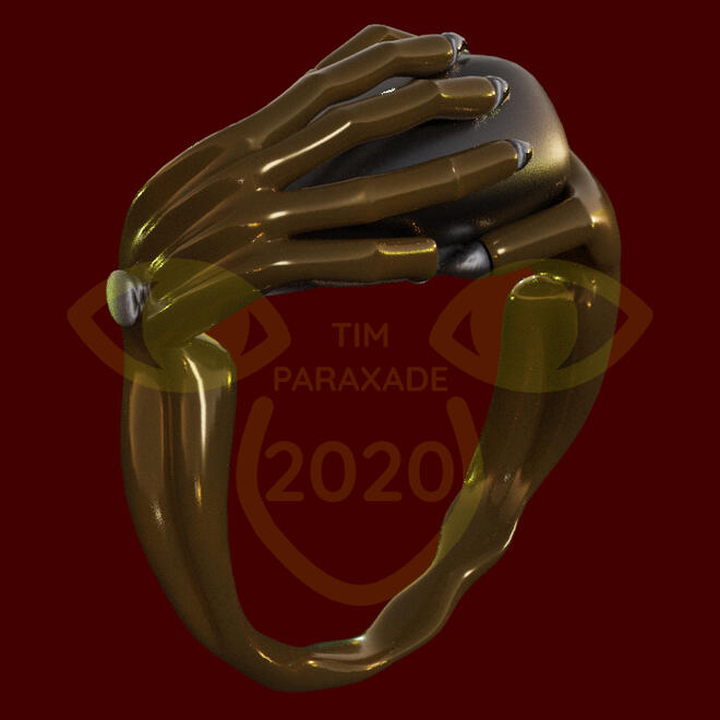 Hematite Ring (top view)